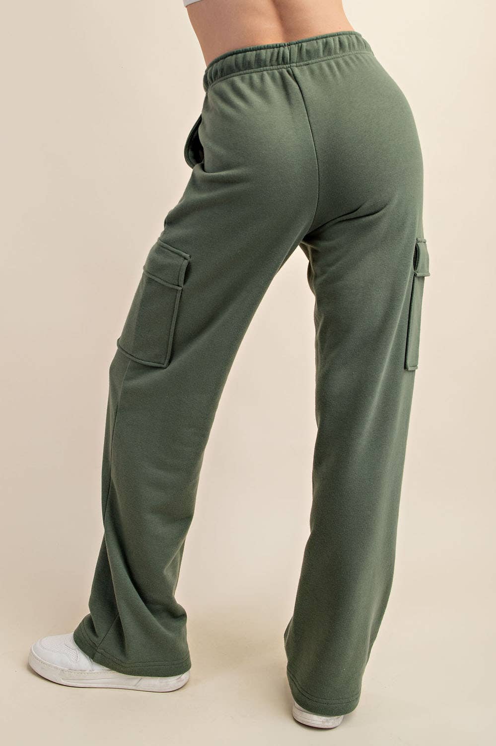FRENCH TERRY STRAIGHT CARGO SWEATPANT