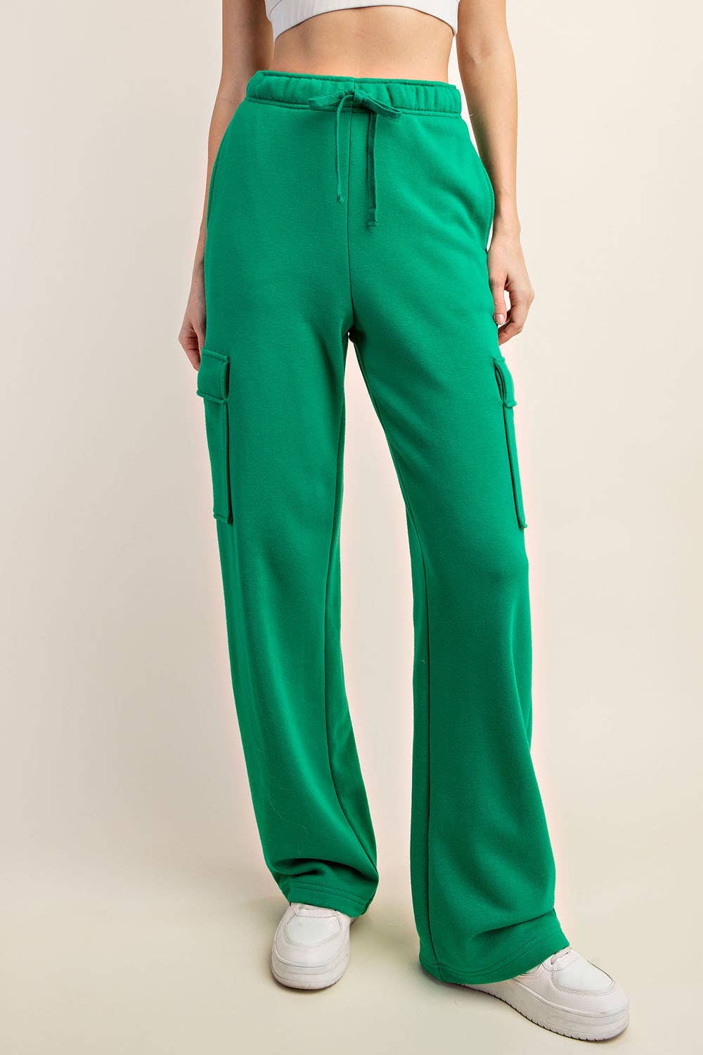 FRENCH TERRY STRAIGHT CARGO SWEATPANT