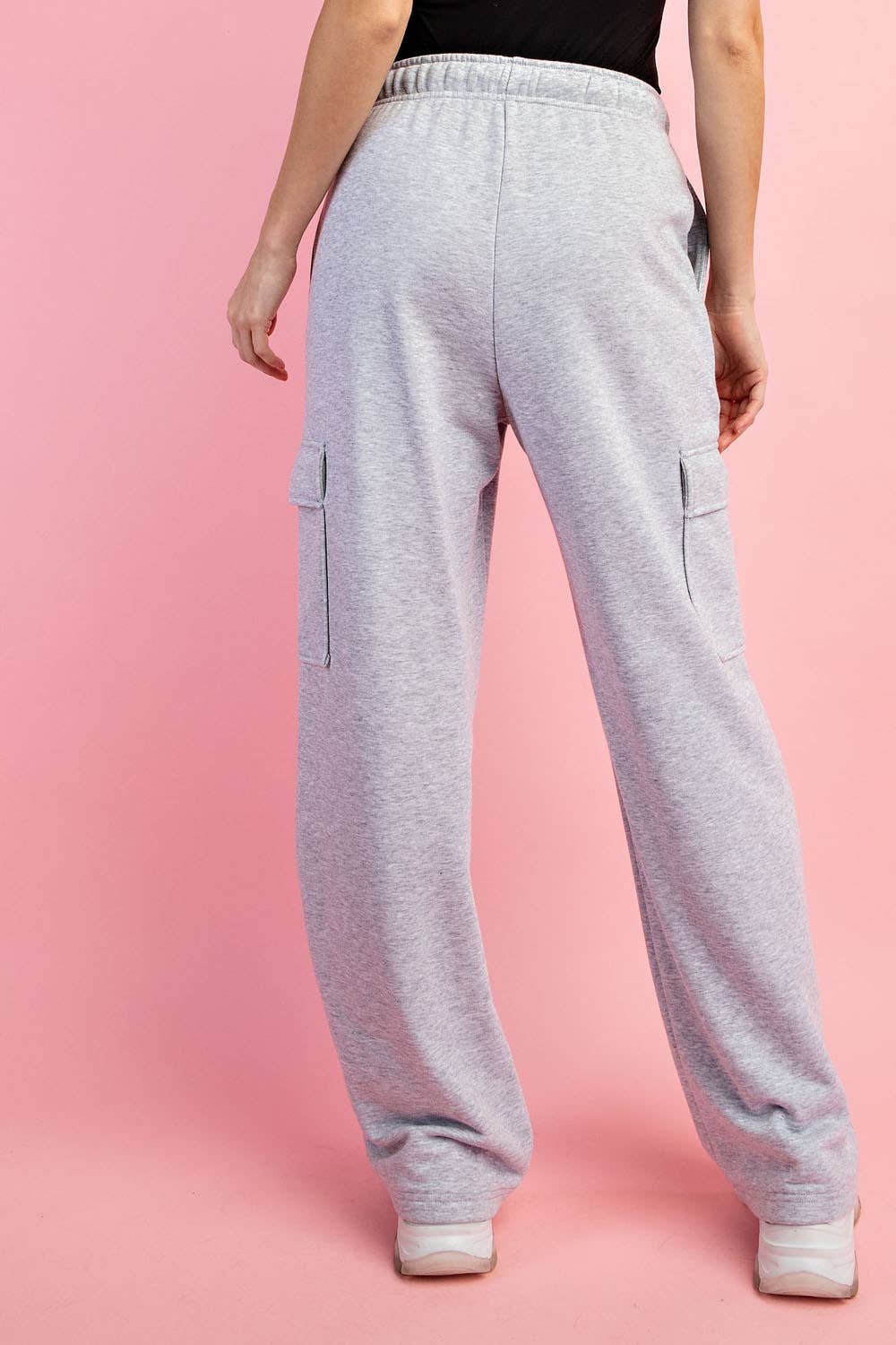 FRENCH TERRY STRAIGHT CARGO SWEATPANT