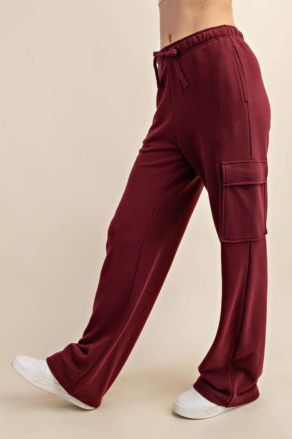 FRENCH TERRY STRAIGHT CARGO SWEATPANT