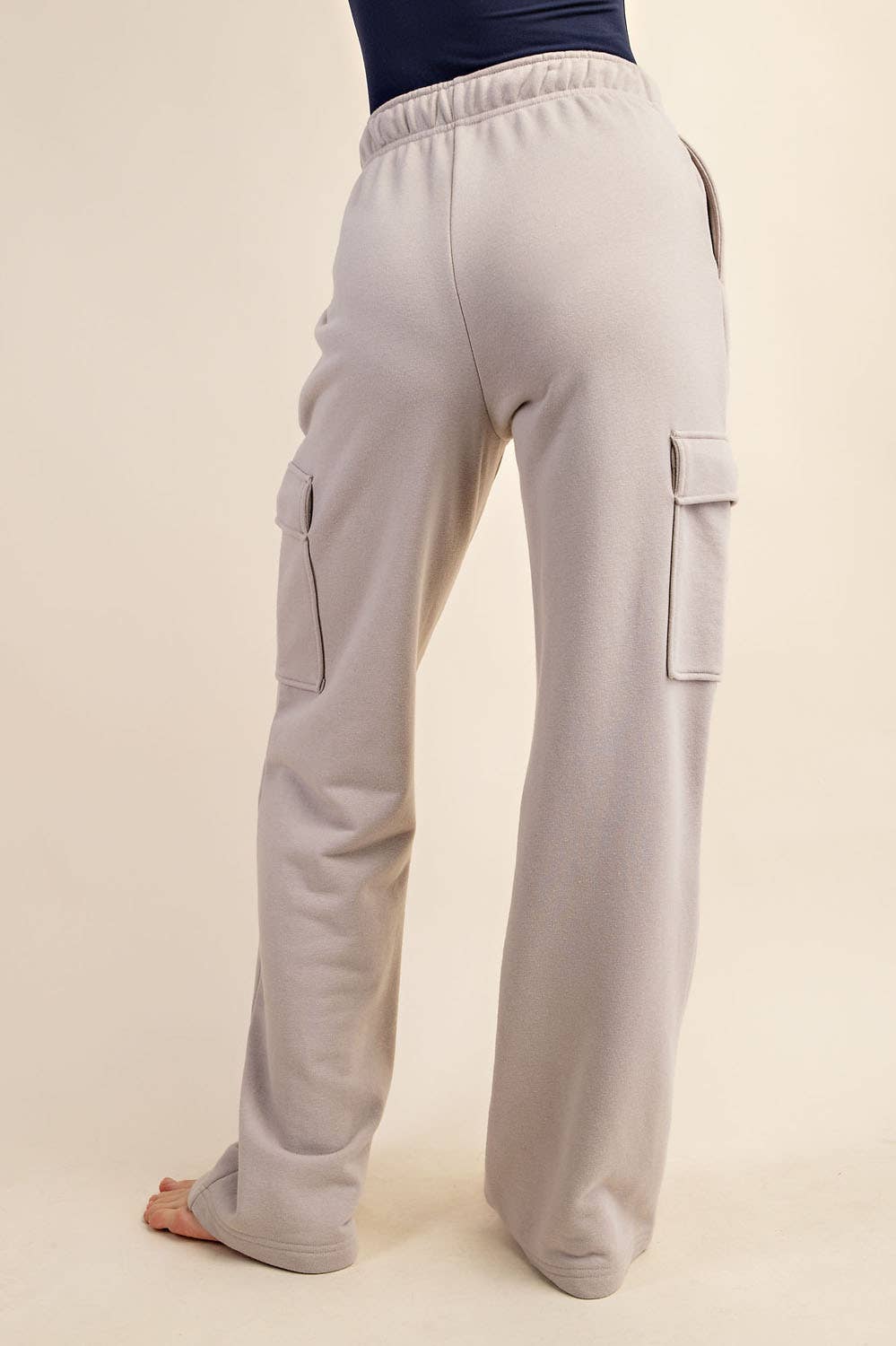 FRENCH TERRY STRAIGHT CARGO SWEATPANT