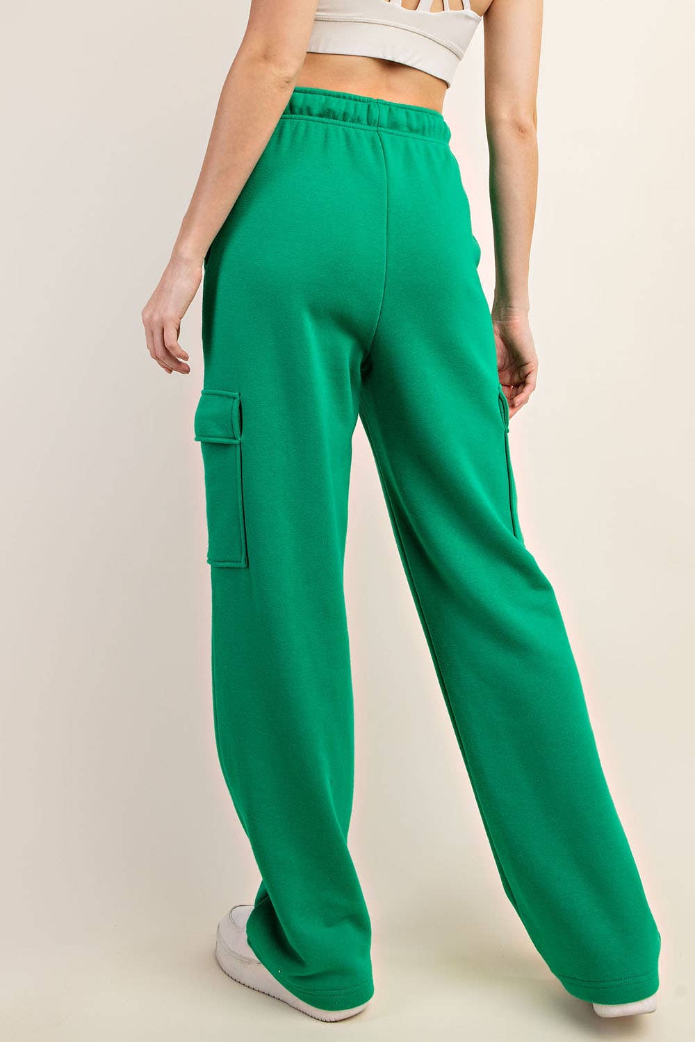 FRENCH TERRY STRAIGHT CARGO SWEATPANT