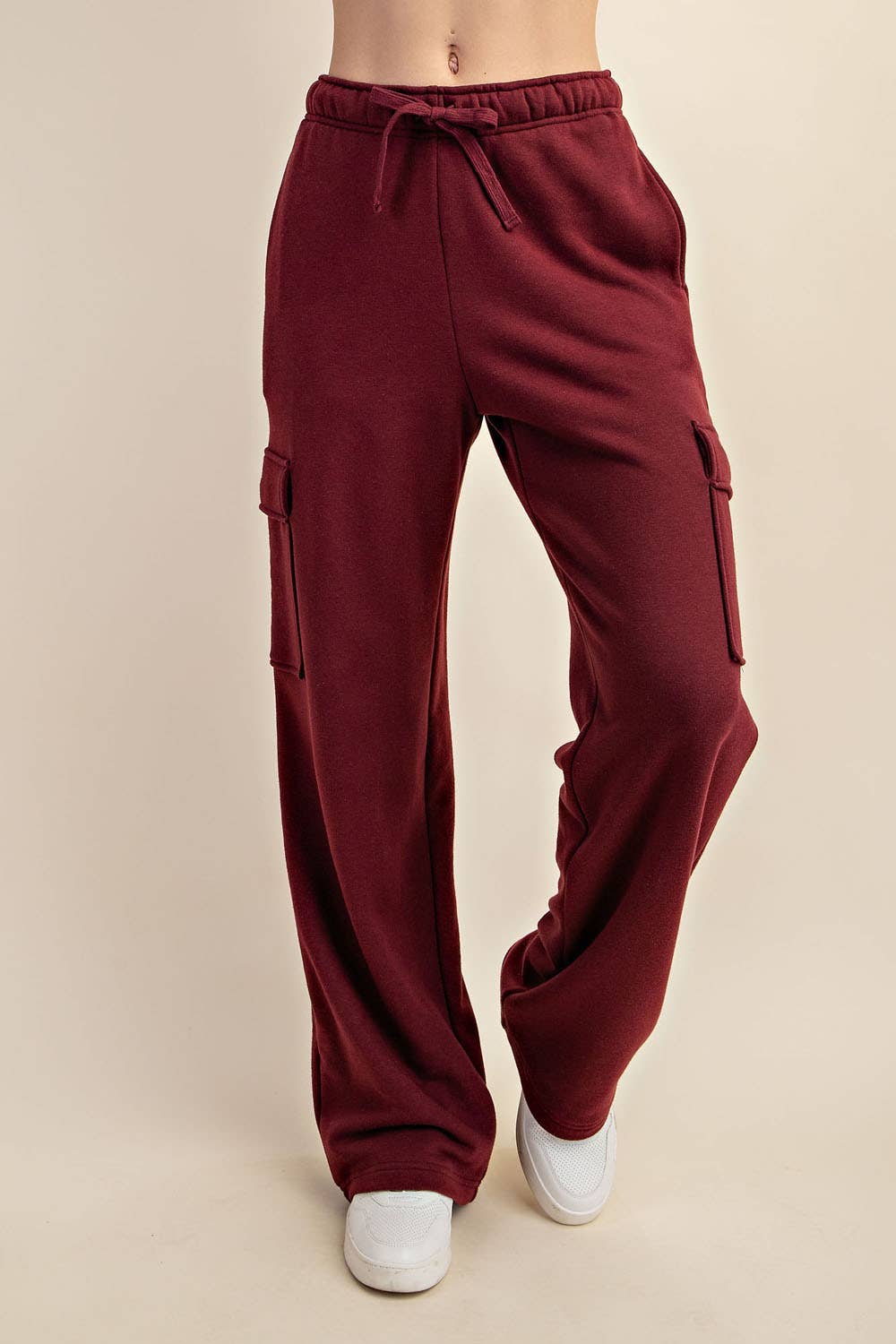 FRENCH TERRY STRAIGHT CARGO SWEATPANT